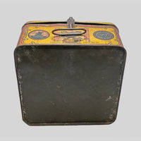 Vintage original Pabhat Stove printed tin box, additional view