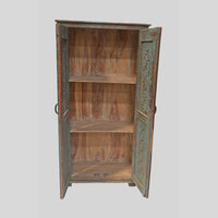 Recycle Antique Door and Old wood converted and Crafted Cabinet-2026102301UNQ