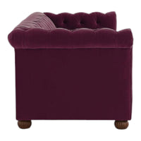 Chesterfield Brenna 3 Seater Solid Wood Fabric Sofa