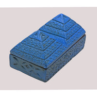 Handcrafted Wooden Jewelry Box | Carved Indian Tribal Style Trinket Box - 2026080301DBA