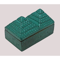 Handcrafted Wooden Jewelry Box | Carved Indian Tribal Style Trinket Box - 2026080301DGA