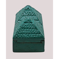 Handcrafted Wooden Jewelry Box | Carved Indian Tribal Style Trinket Box - 2026080301DGA