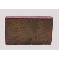 Handcrafted Wooden Jewelry Box | Carved Indian Tribal Style Trinket Box - 2026080301DRA