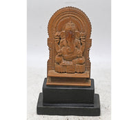 Handcrafted Wooden Lord Ganesha Carving Statue