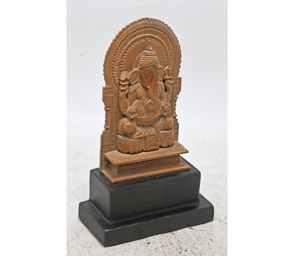 Handcrafted Wooden Lord Ganesha Carving Statue