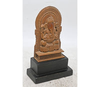 Handcrafted Wooden Lord Ganesha Carving Statue
