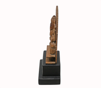 Antique Sandalwood Lord Ganesha Figurine - 2026080301UNQ