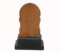 Antique Sandalwood Lord Ganesha Figurine - 2026080301UNQ