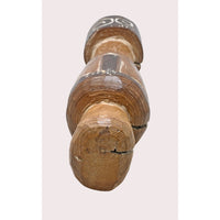 Handcrafted Tribal Wooden Figurine – Rustic Folk Art Decor - 2026081202UNQ