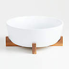 Oven-to-Table Large Serve Bowl with Acacia Wood Trivet