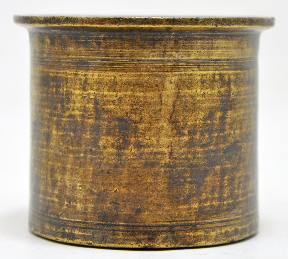 Antique Brass Puja Worship Holy Water Panchpatra Pot Original Old Hand Crafted