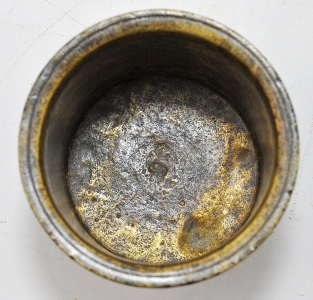 Antique Brass Puja Worship Holy Water Panchpatra Pot Original Old Hand Crafted