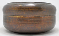 Antique Brass Round Chapati Bread Box Original Old Hand Crafted Engraved