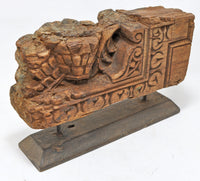 Antique Wooden Carving Panel Bracket Original Old Hand Carved