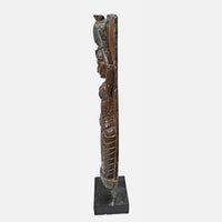 Antique Handcrafted Wooden Figurine on stand - 2026091208UNQ