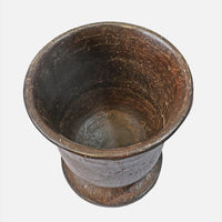 Antique Handcrafted Grinding Iron Pot Rare - 2026091207UNQ