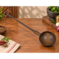 Antique Hand Forged and Crafted cooking Hand Spoon - 2026091206UNQ