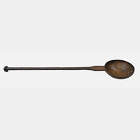 Antique Hand Forged and Crafted cooking Hand Spoon - 2026091206UNQ
