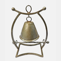 Vintage Handcrafted Dining Table Bell Nickel Plated - 2026091209UNQ