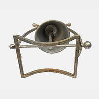 Vintage Handcrafted Dining Table Bell Nickel Plated - 2026091209UNQ