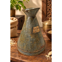 Antique Handcrafted Iron Measuring Pot - 2026091212UNQ