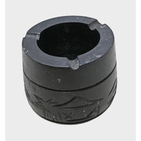 Hand-Carved Black Stone Cigar Ash Holder - 2026082816UNQ