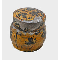 Vintage Handcrafted Papier Mâché Small Storage Box with Floral Design - 2026082806UNQ