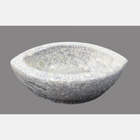 Antique Handicrafted White Marble Grinding Bowl called Karal - 2026091104UNQ