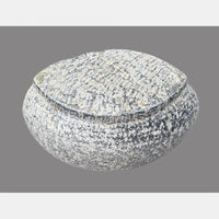 Antique Handicrafted White Marble Grinding Bowl called Karal - 2026091104UNQ