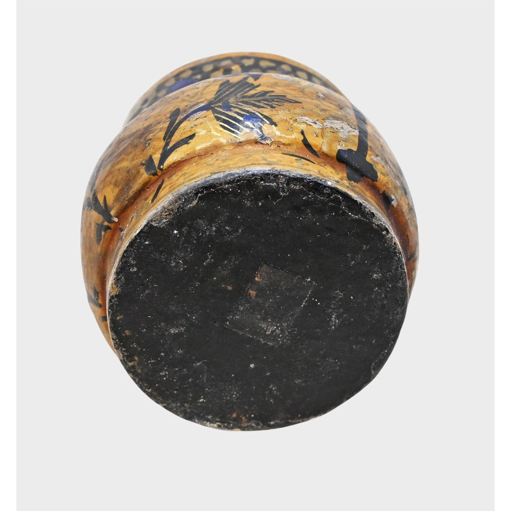 Antique papier-mâché box, alternate angle