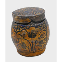 Handcrafted Vintage Paper Mache Floral Storage Box - 2026082813UNQ