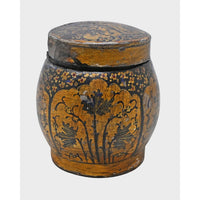 Handcrafted Vintage Paper Mache Floral Storage Box - 2026082813UNQ