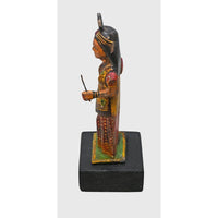 Handcrafted Wooden Radha Ji Statue – Traditional Rajasthani Folk Art - 2026082604UNQ