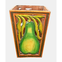 Vintage Handcrafted Wooden Planter – Intricate Jaali Carved Hand Painted Plant Holder - 2026083114UNQ