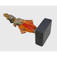 Handcrafted Wooden Lord Krishna Figurine with Traditional Folk Art - 2026082602UNQ