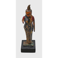 Handcrafted Wooden Traditional Indian Woman Figurine – Rustic Folk Art - 2026082607UNQ