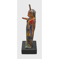 Handcrafted Wooden Traditional Indian Woman Figurine – Rustic Folk Art - 2026082607UNQ