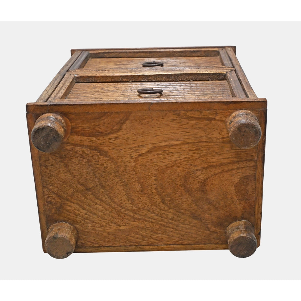 Wooden drawer organizer, alternate view