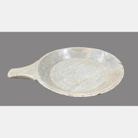Antique Handicrafted White Marble Grinding Bowl called Karal With Mortar - 2026091125UNQ