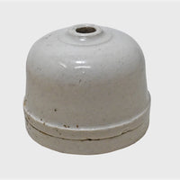 Antique Ceramic Light Holder  with Brass Detailing  Made in England - 2026090201UNQ