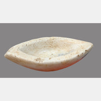 Antique Handicrafted White Marble Grinding Bowl called Karal - 2026091123UNQ