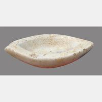 Antique Handicrafted White Marble Grinding Bowl called Karal - 2026091123UNQ