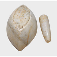 Handcrafted Stone Mortar & Pestle – Traditional Marble Masala Grinder - 2026082904UNQ