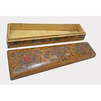 Vintage Handcrafted Wooden Storage Box – Traditional Floral Painted Design - 2026083102UNQ