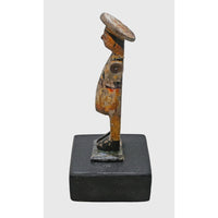 Handcrafted Wooden Indian Soldier Figurine – Traditional Vintage Folk Art - 2026082610UNQ