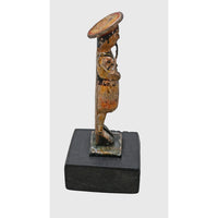 Handcrafted Wooden Traditional Indian Folk Man Figurine with Plough - 2026082605UNQ