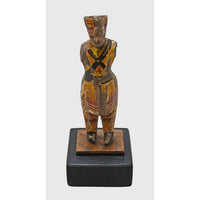Handcrafted Wooden  Soldier Figurine – Traditional Indian Folk Art - 2026082611UNQ