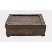 Handcrafted Vintage Wooden Spice Box – Rustic Antique Masala Organizer - 2026083106UNQ