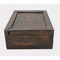 Handcrafted Vintage Wooden Spice Box – Rustic Antique Masala Organizer - 2026083106UNQ