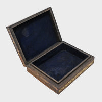 Handcrafted Wooden Storage Box – Traditional Miniature Art Jewelry & Keepsake Chest - 2026082902UNQ